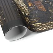 New York City Empire State Gebäude Iconic Poster Geschenkpapier (Rolleneckpunkt)