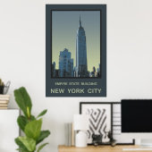 New York City Empire State Gebäude Poster (Heimbüro)