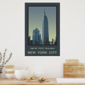 New York City Empire State Gebäude Poster (Küche)