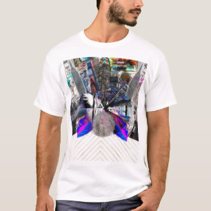 New York City Empire State NYC Graffiti Mask T-Shirt