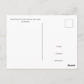 New York City farbenfrohe moderne Architektur Post Postkarte (Rückseite)