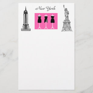 New York City Fashion Themed Stationery Briefpapier
