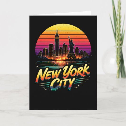 New York City Feiertagskarte (Vorderseite)