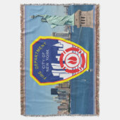 New York City Fire Department Decke (Vorderseite Vertikal)