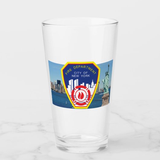 New York City Fire Department Glas (Vorderseite)