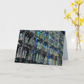 New York City Fire entgeht Pop Art, Leere Inside Karte (Gelbe Blume)