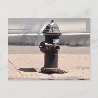 New York City Fire Hydrant Post Card Postkarte