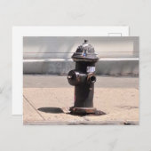 New York City Fire Hydrant Post Card Postkarte (Vorne/Hinten)