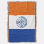 New York City Flag Decke (Vorderseite Vertikal)