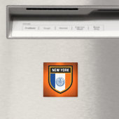 New York City Flag Magnet (In Situ (Geschirrspüler))