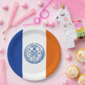 New York City Flag Pappteller (Party)