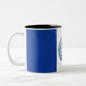 New York City Flag Zweifarbige Tasse (Links)