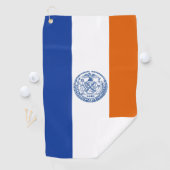 New York City-Flagge Golfhandtuch (Insitu)
