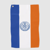 New York City-Flagge Golfhandtuch (Vorderseite)