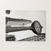 New York City - Flatiron Gebäude und Uhr Puzzle (Horizontal)