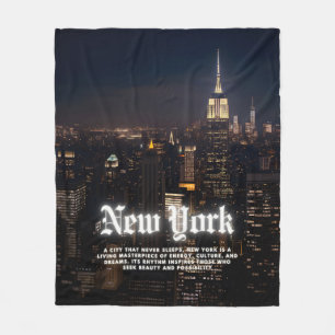 New York City Fleecedecke