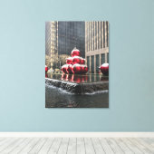 New York City Fotografy Christmas Winter NYC Leinwanddruck (Insitu (Holzboden))