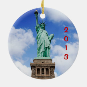 New York City, Freiheitsstatue Keramik Ornament
