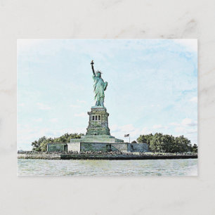 New York City - Freiheitsstatue Postkarte