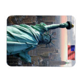 New York City - Freiheitsstatue - Vereinigte Staat Magnet (Horizontal)