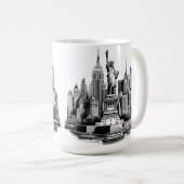 New York City Gebäude Architektur Kunst Kaffeetasse (VorderseiteRechts)