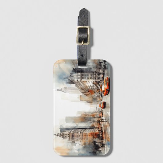 New York City Gepäckanhänger (Vorderseite Vertikal)