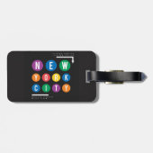 New York City Gepäckanhänger (Rückseite horizontal)