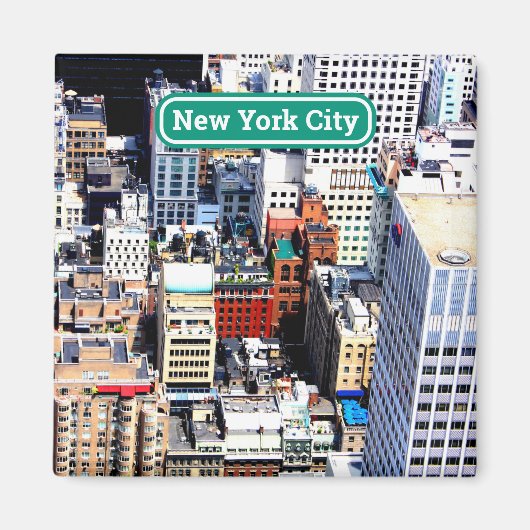 New York City Geschenk Souvenir Dekoration farbenf Magnet (Vorne)