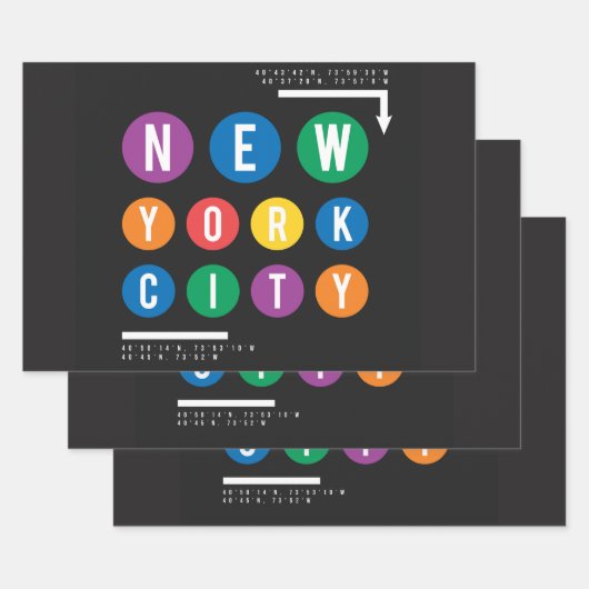 New York City Geschenkpapier Set (Set)