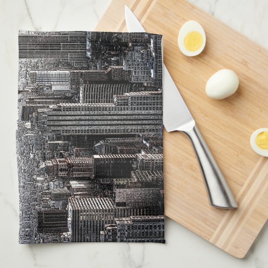 New York City Geschirrtuch (Viertel Falte)