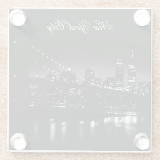 New York City Glasuntersetzer (Rückseite)