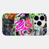 New York City Graffiti Empire State iPhone Case (Rückseite (Horizontal))