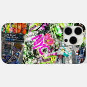 New York City Graffiti Empire State iPhone Case (Rückseite (Horizontal))