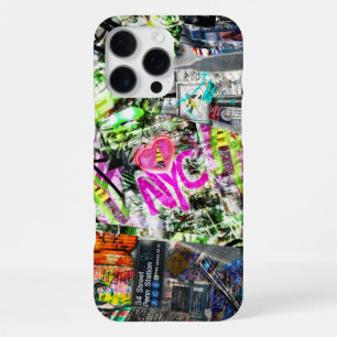 New York City Graffiti Empire State iPhone Case 16 Pro Max Hülle