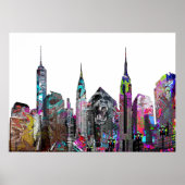 New York City Graffiti Poster (Vorne)