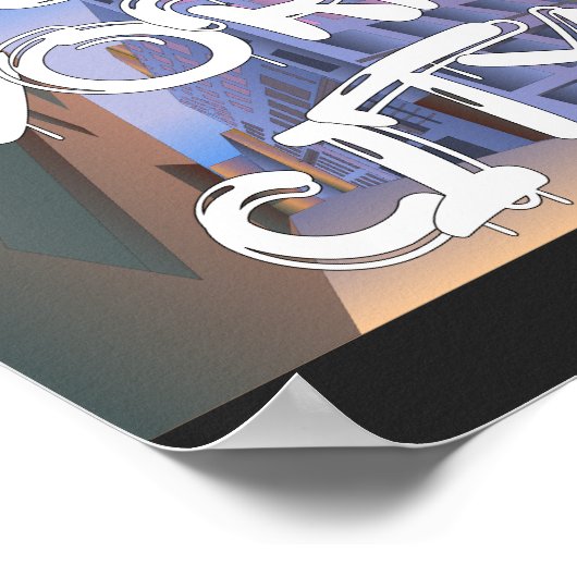 New York City Graffiti Poster (Ecke)