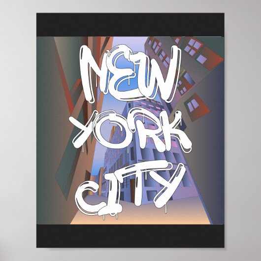 New York City Graffiti Poster (Vorne)
