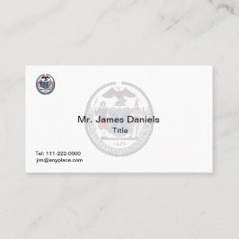 New York City Great Siegel Visitenkarte