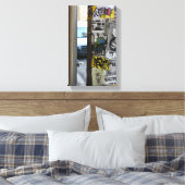 New York City Gritty Urban Street Art Fotografy Leinwanddruck (Insitu (Schlafzimmer))