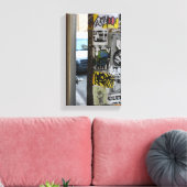 New York City Gritty Urban Street Art Fotografy Leinwanddruck (Insitu (Wohnzimmer))