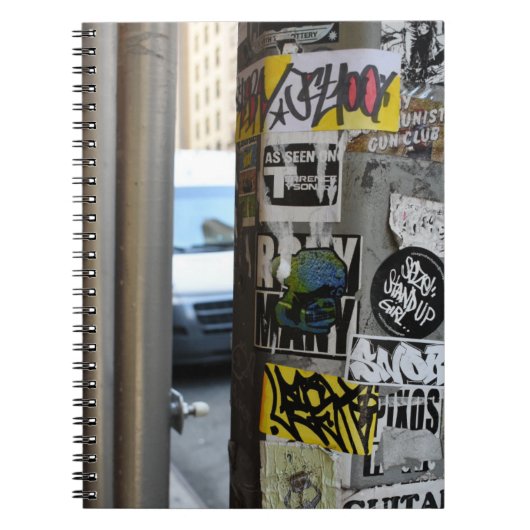 New York City Gritty Urban Street Art Photography Notizblock (Vorderseite)