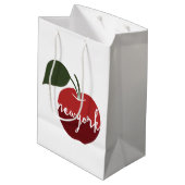 New York City | große Apple Mittlere Geschenktüte (Rückseite Schrägansicht)