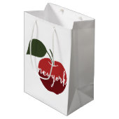 New York City | große Apple Mittlere Geschenktüte (Vorderseite Schrägansicht)