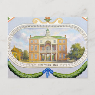 New York City Hall - 1765 Postkarte