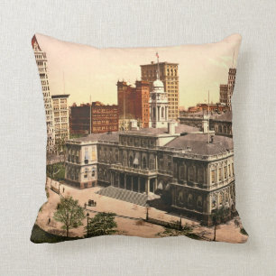 New York City Hall 1900 Kissen