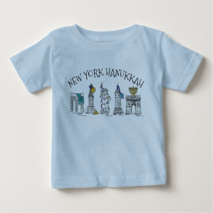 New York City Hanukkah NYC Jüdischer Holiday Chanu Baby T-shirt