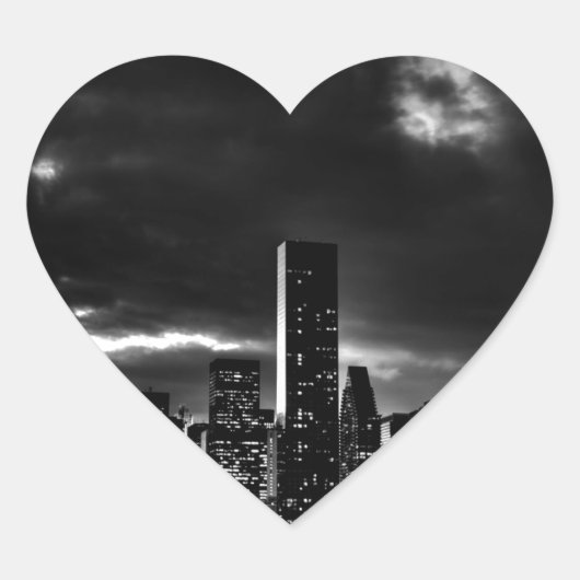 New York City Herz-Aufkleber (Vorderseite)