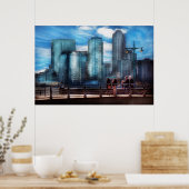 New York - City - Hudson River Park - Downtown Poster (Küche)