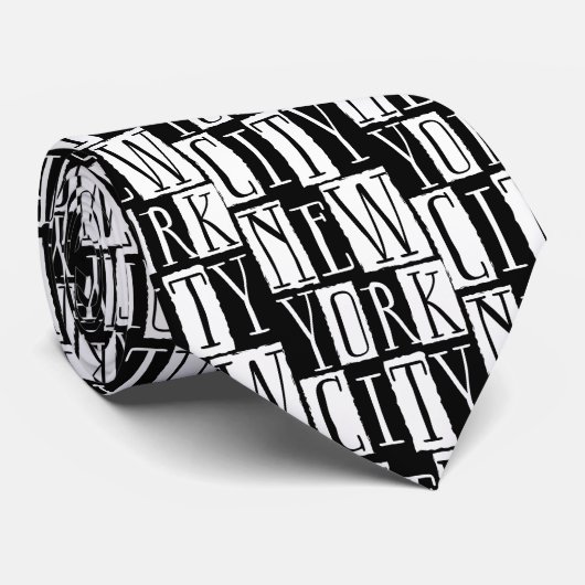 New York City I Liebe NYC Big Apple Neck Tie Krawatte (Gerollt)