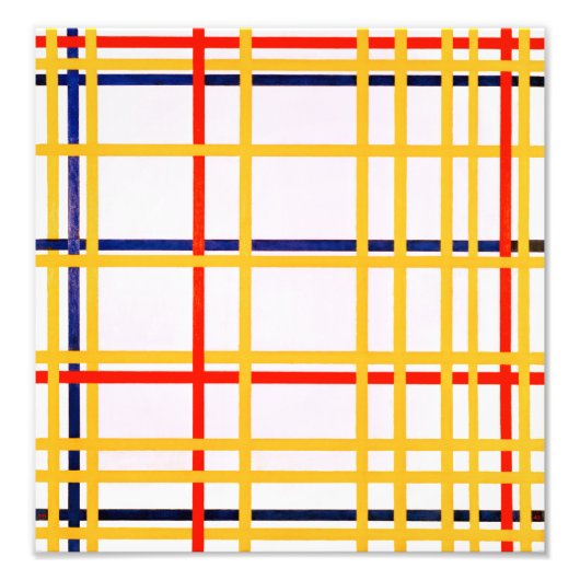New York City I | Piet Mondrian | Fotodruck (Vorne)